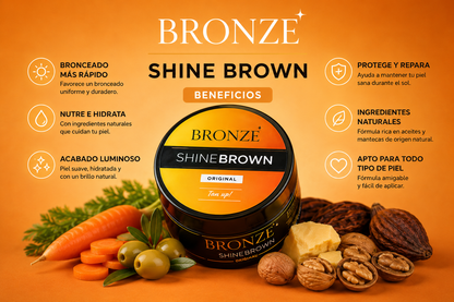 Shine Brown® | Bronceado Intenso y Natural en Minutos