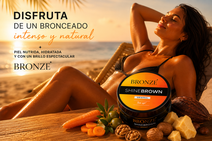 Shine Brown® | Bronceado Intenso y Natural en Minutos